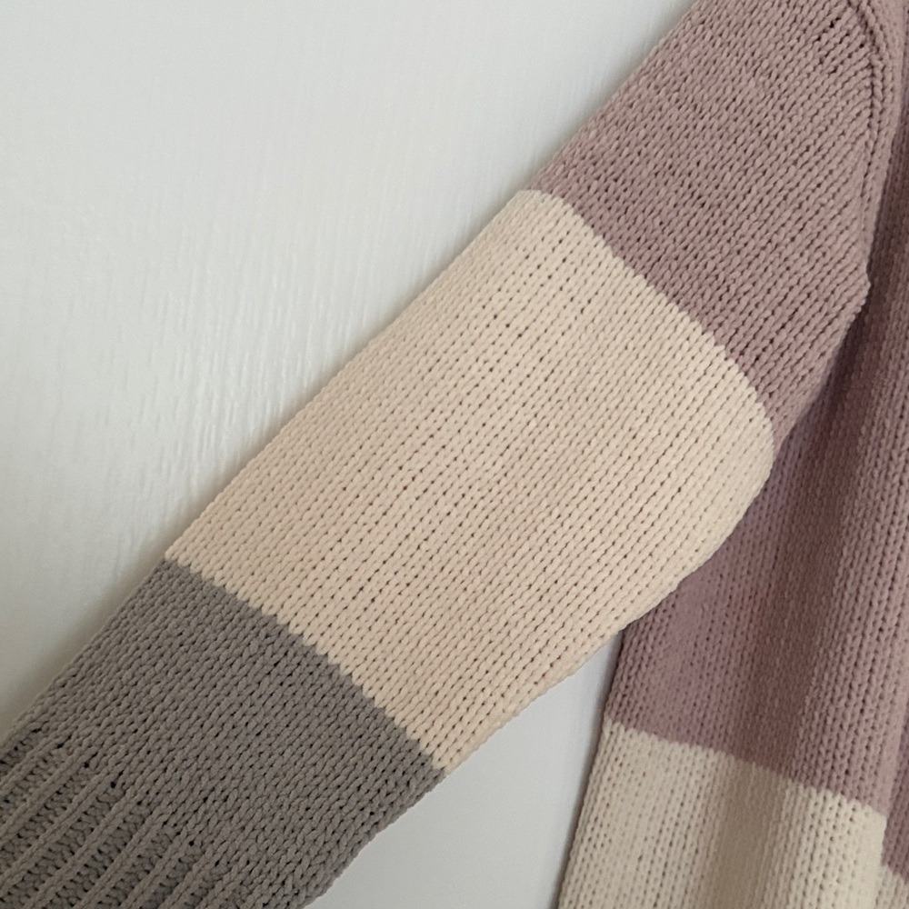 Colorblock Open Front Cardigan - Picture 2 of 4